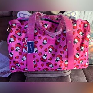Hello kitty pink duffel